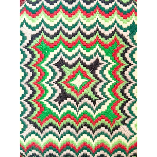 Antique Needlepoint Sheraton Style Federal Oval Back Chair, c.1900 For Sale - Image 15 of 17