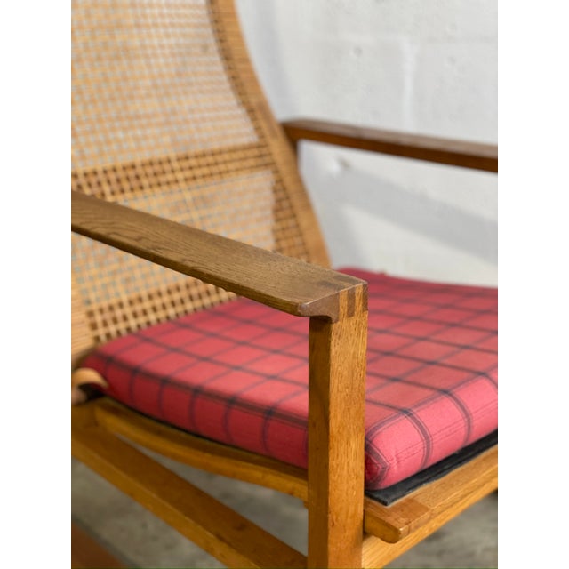 1960s Borge Mogensen Bm-2254 Danish Modern Lounge Chair & Ottoman For Sale - Image 5 of 16