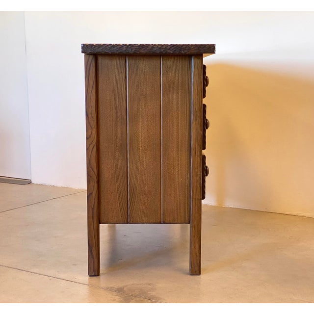 Rustic Oak Chests of Drawers, 1960s, Set of 2 For Sale - Image 9 of 18