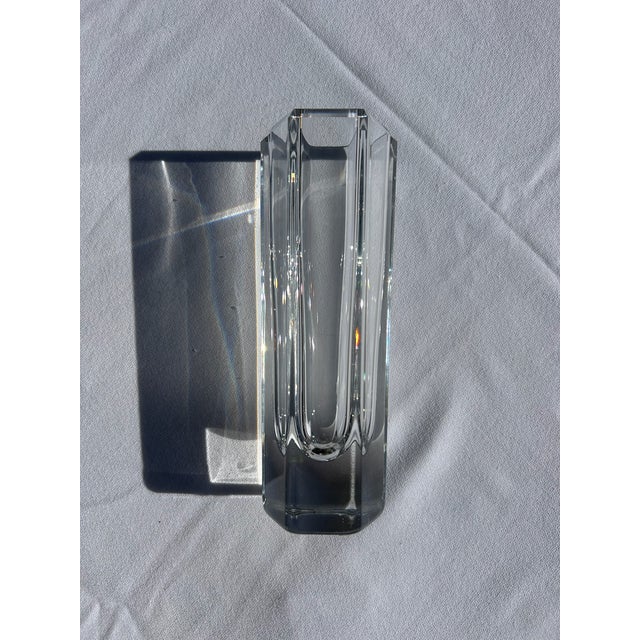 Vintage Kosta Boda Colonna Crystal Vase For Sale - Image 13 of 13