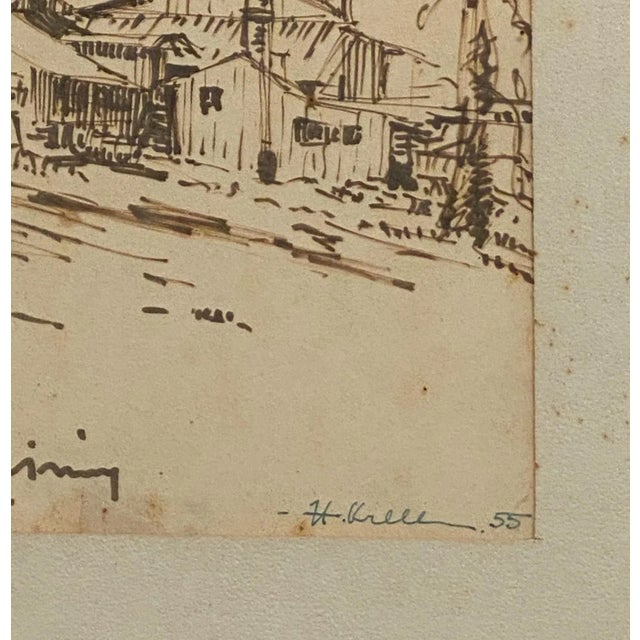 Ink on Paper Drawing, Reno, Nv Ore Refining, American For Sale - Image 4 of 8