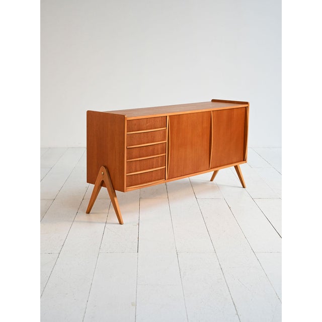 1960s Scandinavian Teak Sideboard, Sweden, 1960s For Sale - Image 5 of 12