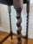 Jacobean Early 20th-Century Oak Round Parlor Table With Barley-Twist Legs For Sale - Image 3 of 11