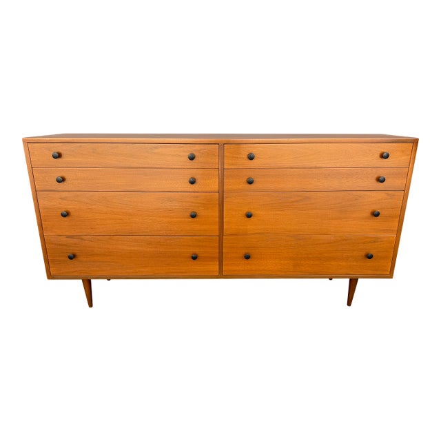 Vintage Mid Century Modern Glenn of California Walnut Dresser For Sale