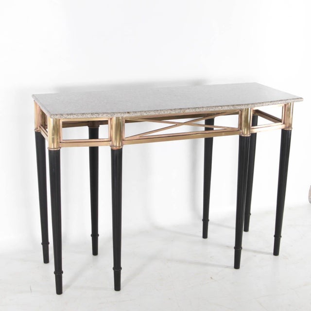 Vintage Neoclassical Console Table, 1970s For Sale - Image 3 of 18