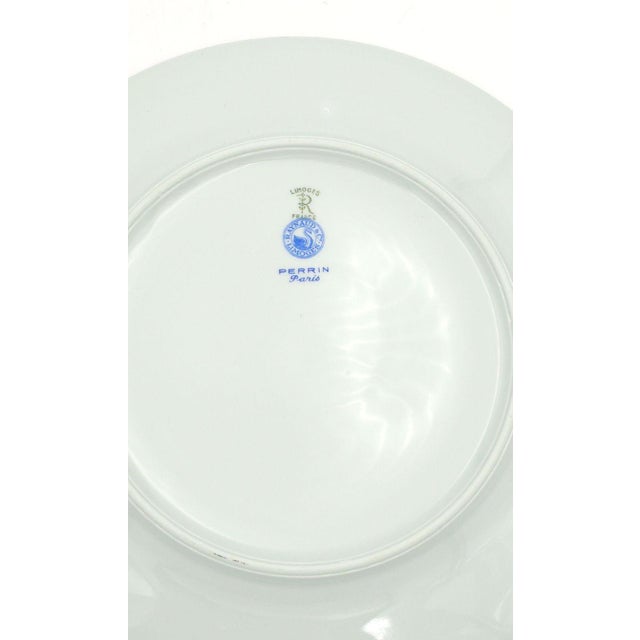 Set of Twelve Limoges Dinner Plates, France Circa 1970 For Sale In San Francisco - Image 6 of 6