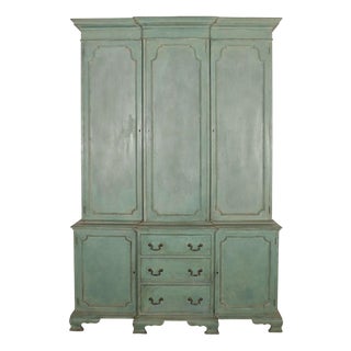 English Painted Housekeeper's Cupboard For Sale