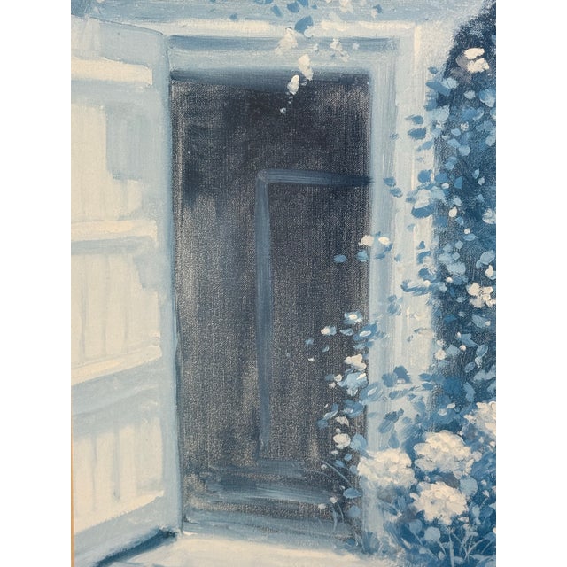 Late 20th Century Marc Lamers Courtyard Garden Print, Framed For Sale - Image 5 of 12
