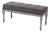 Hollywood Regency Painted Upholstered Bench For Sale