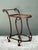 Vintage Glass and Metal Bar Cart For Sale - Image 11 of 12
