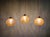 Art Deco Pendant Lights in Amber Cracked Glass, 1920s, Set of 3 For Sale - Image 12 of 13