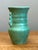 Vintage Turquoise Ceramic Pottery Vase For Sale - Image 12 of 12
