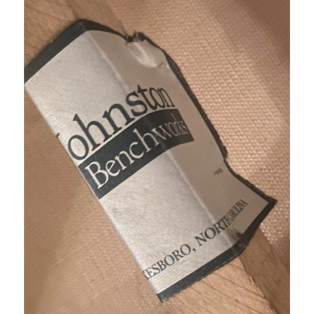 American Vintage Johnston Benchworks Upholstered Bench For Sale - Image 3 of 4