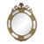 Vintage 1930s Louis XVI Style Parcel Gilt Mirror For Sale