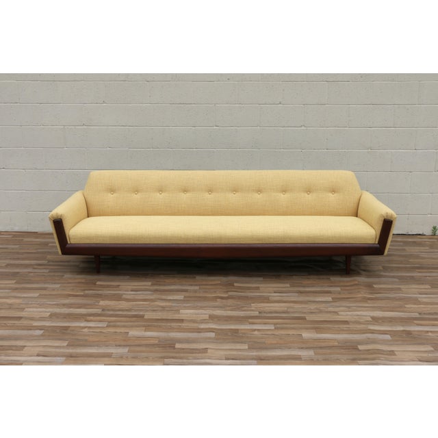 Mid-Century Modern Mid-Century Modern Adrian Pearsall Style Walnut Sofa, Circa 1960s For Sale - Image 3 of 18