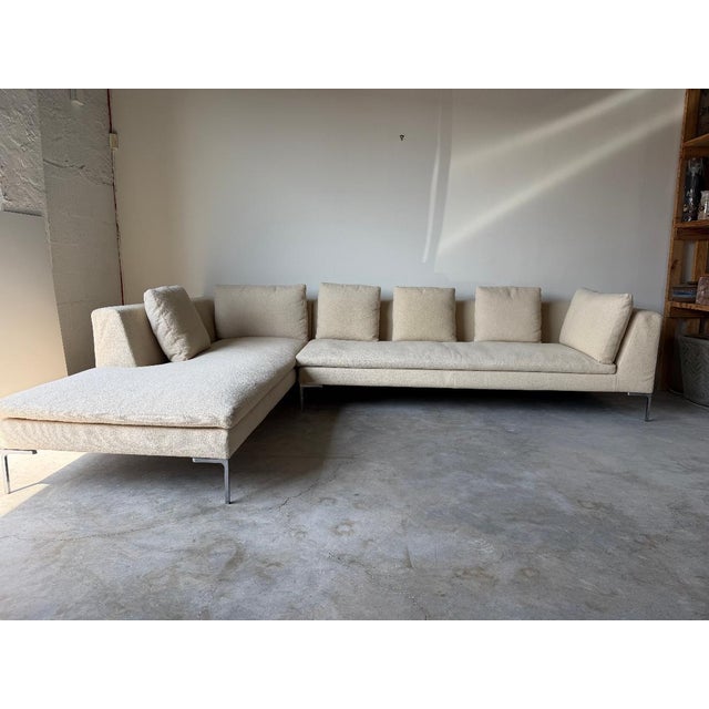 B&b Italia Charles Corner Sectional Sofa by Antonio Citterio For Sale - Image 12 of 18
