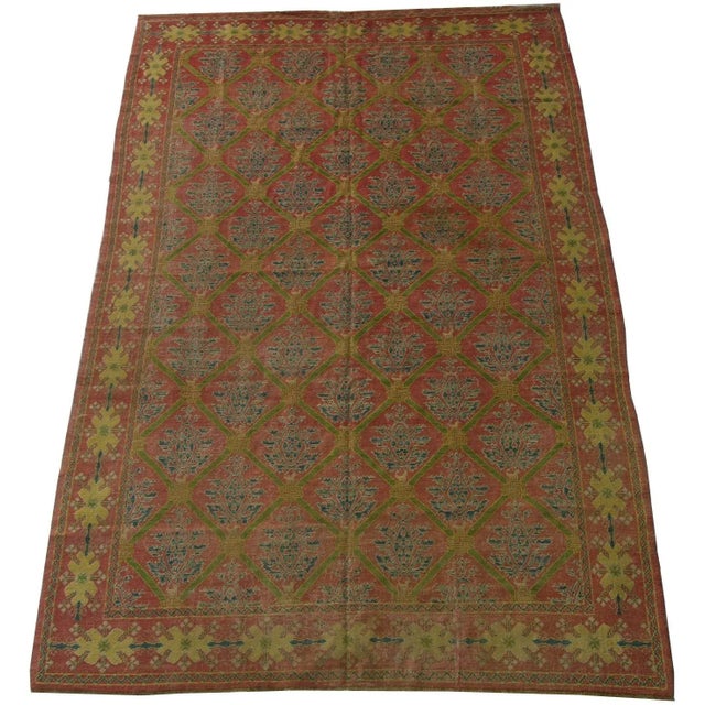 19th Century 19th Century Authentic European Portuguese Rug For Sale - Image 5 of 5