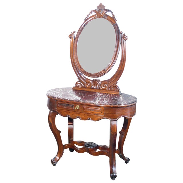 Charles X Console with Mirror For Sale