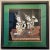 Vintage Thai Silk Painting Framed Musicians Playing Saw Sam Sai & Gong Wong 16" For Sale - Image 4 of 7