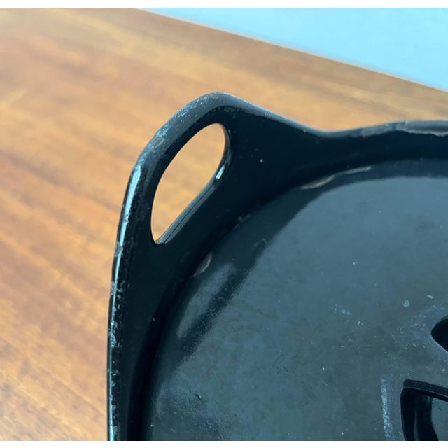 Mid-Century Modern Black Enamel Cast Iron Pot with Teak Handle by Timo Sarpaneva for Rosenlew of Finland, 1960s For Sale - Image 13 of 18