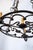 Metal Early 20th Century Flat Base Wrought Iron Chandelier For Sale - Image 7 of 9