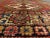 Vintage Hand Knotted Vegetable Dye Royal Choi Afghan Area Rug. 5'2"x 6'4" For Sale - Image 11 of 15