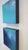 2020s Pair Small Scale Abstract Paintings on Wood by C. Damien Fox 2025 For Sale - Image 5 of 6