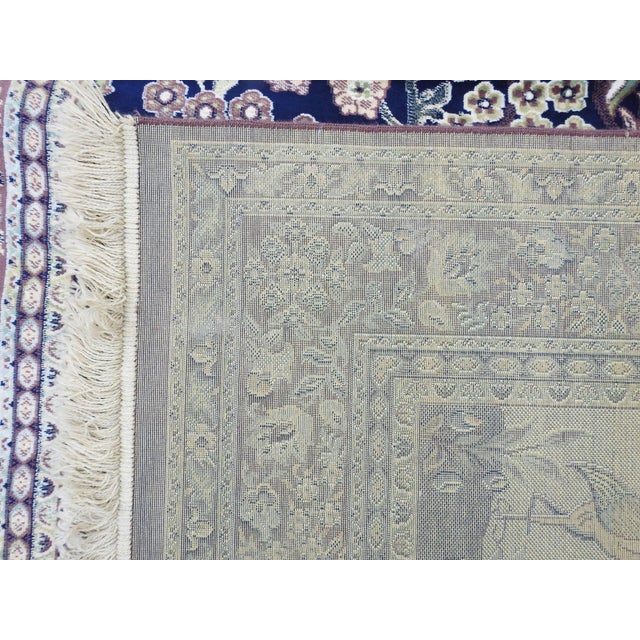 Mid-20th Century Silk Tapestry Rug For Sale - Image 9 of 11