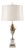 Corn Cob Lamp Base in Silvered and Gilt Bronze from Maison Charles, France, 1970 For Sale