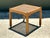 Vintage Brass Detail Cane Inset Drinks Table For Sale - Image 4 of 12