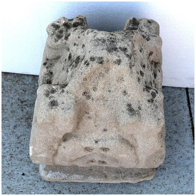 French Gothic Revival Limestone Architectural Finials - A Pair For Sale - Image 4 of 11