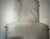 Murano Art Glass and Brass White Round Chandelier, 2000 For Sale - Image 9 of 11