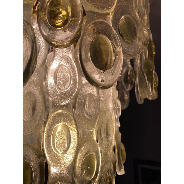 Italian Murano Glass Chandelier, 1970s For Sale - Image 6 of 13