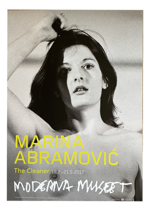 Art Must Be Beautiful Poster attributed to Marina Abramovic, Sweden, 2017