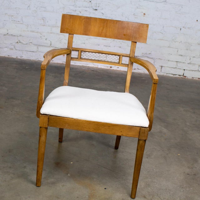 Bernhardt Mid-20th Century Mid Century Modern to Hollywood Regency Accent or Side Chair Attributed to Bernhardt For Sale - Image 4 of 18