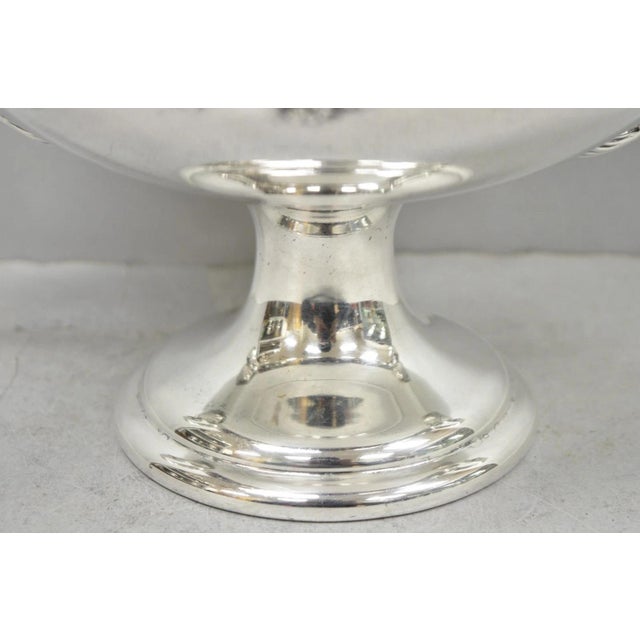 Vintage Rs Co Sheffield Silver Plated Trophy Cup Pedestal Compote Fruit Bowl For Sale - Image 4 of 13