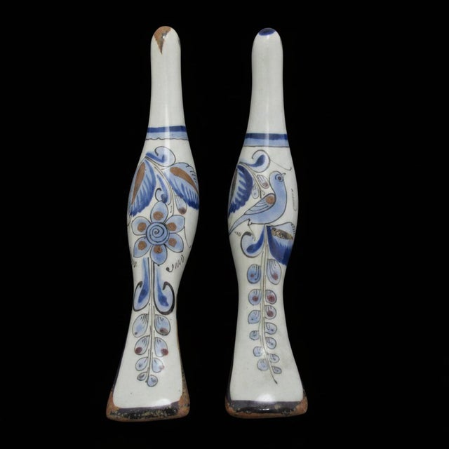 Incredibly sweet Vintage Ken Edwards Mexican pottery Love Dove bird figurines from the El Palomar studio in Tonalá,...