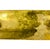 1970s 1970s Post Mid Century Cast Brass W/Ceramic Yellow, White, & Gold Tiled Furniture Handles - a Pair For Sale - Image 5 of 6