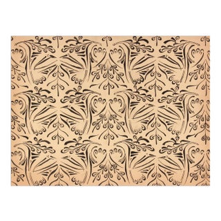 Gerald Wasserman Abstract Design Motif Drawing in Ink, Mid 20th Century For Sale