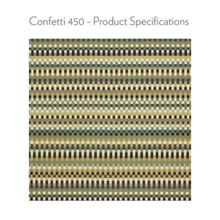 Knoll Sunbrella Momentum “Confetti” Meadow Green Outdoor Upholstery Fabric — 20 Yards For Sale