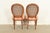 Karges French Regency Louis XVI Carved Walnut Cane Back Side Chairs or Dining Chairs, Pair For Sale - Image 11 of 13