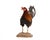 Life-Size Gamecock Taxidermy Mount Brilliant Red Orange Plumage Sand Mount Rooster For Sale - Image 11 of 17