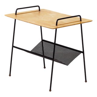 TM04 Side Table with Reading Basket by Cees Braakman for Pastoe, 1953 For Sale