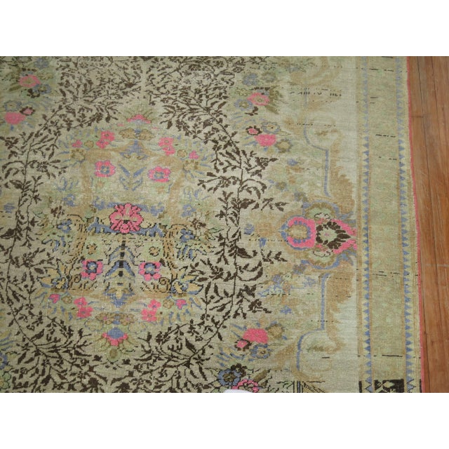 Early 21st Century Vintage Anatolian Carpet - 7' x 9'7" For Sale - Image 5 of 6