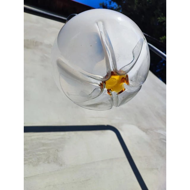 Murano Chandelier with Nickel-Plated Brass, 1970s For Sale - Image 3 of 8