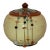 Mediterranean Studio Pottery Vessel With Semi-Precious Stone Adornments, Signed Maker Unknown For Sale