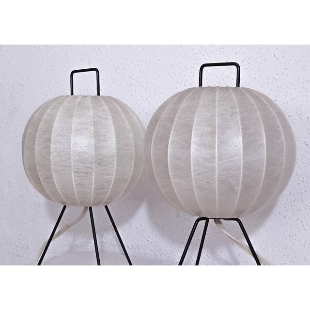 The aluminium parts have light patina, The lamp’s pull mechanism is no longer functional and the drop is fixed at 35 cm I...