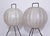The aluminium parts have light patina, The lamp’s pull mechanism is no longer functional and the drop is fixed at 35 cm I...