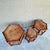 Brown Vintage 1970s Rattan & Woven Wicker Nesting Hexagon Shaped Tables Set of 3 For Sale - Image 8 of 12