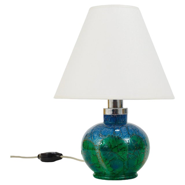 Art Deco German Ikora Table Lamp by Karl Wiedmann for WMF, 1930s For Sale